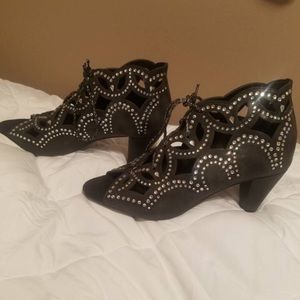 Jewel studded heels